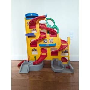 Little People Wheelies Stand and Play Rampway Toy Fisher Price WORKS Sound